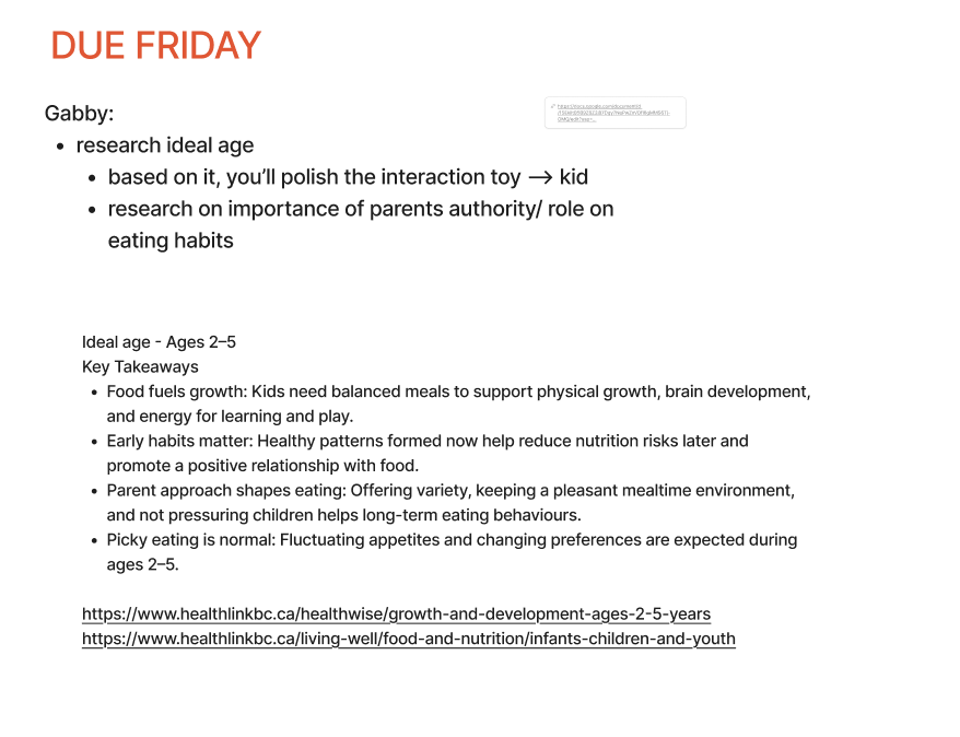 This shows how I tracked and marked my completed work for the week.